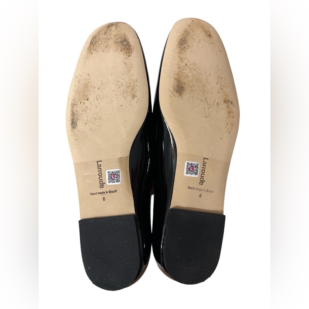 Larroude Blair Ballet Flat Patent
Black Leather Mary Jane Size 8 - Picture 9 of 12